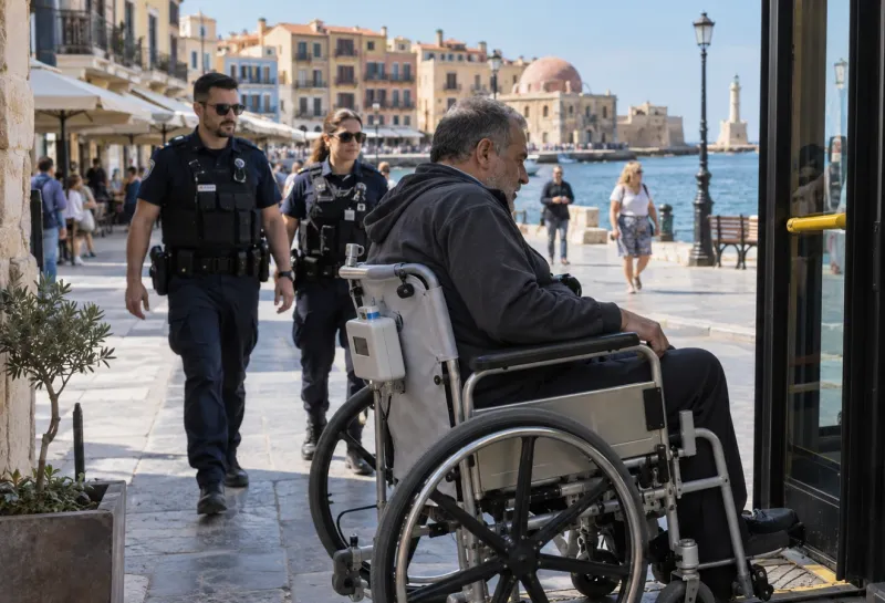 Χανιά: Πήρε το αμαξίδιο από τα ΤΕΠ, μπήκε στο λεωφορείο και τον βρήκαν από το GPS