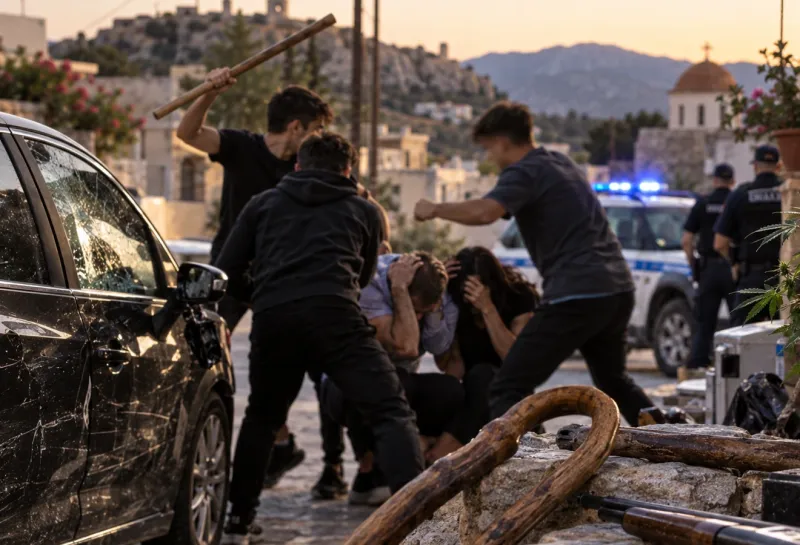 Ηράκλειο: Κατσούνες, γροθιές και δύο συλλήψεις μετά την επίθεση σε ζευγάρι