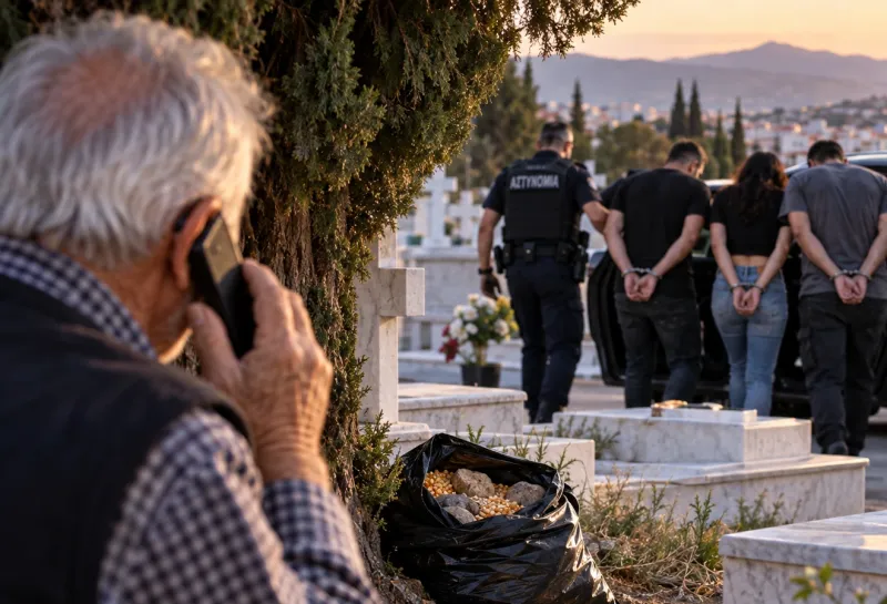 Λαμία: Τους είπε ότι είχε 12.000 ευρώ και 85 λίρες. Στη σακούλα βρήκαν πέτρες και καλαμπόκια