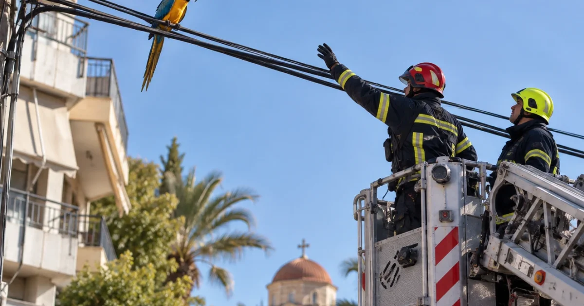 Ηράκλειο: Παπαγάλος κινητοποίησε την Πυροσβεστική | Αθλητικά στο LivePress.gr