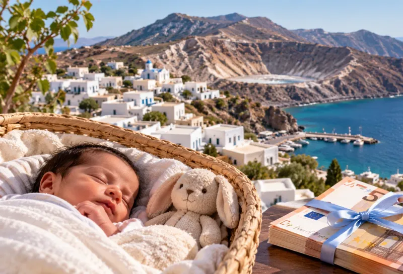 Το ελληνικό νησί που δίνει 3.000 ευρώ για κάθε νέο μωρό