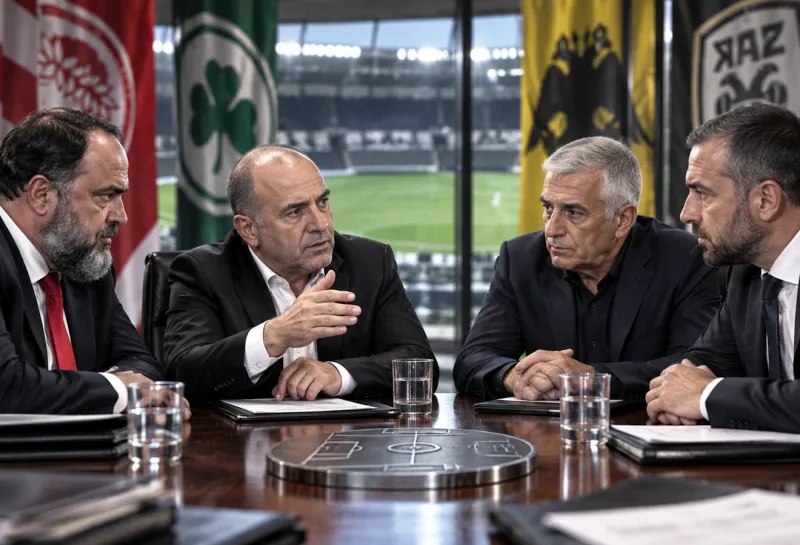 Super League: Οι ιδιοκτήτες στο ίδιο τραπέζι για τα τηλεοπτικά. Ποιοι βάζουν λεφτά και ποιοι κερδίζουν