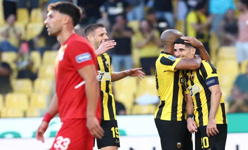 ΑΕΚ – Πανσερραϊκός 8-1: «Διαστημικός» Μάνταλος και το σκορ στην... στρατόσφαιρα! (vids)