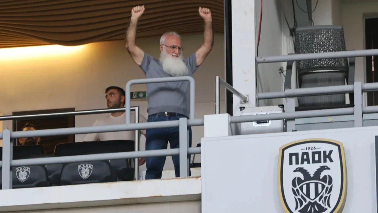 Στο γήπεδο της Τούμπας ο Ιβάν Σαββίδης.