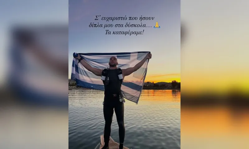 Σωτήρης Μπαρμπαρόσος: Έγραψε ιστορία στον βυθό με οδηγό την Ορθόδοξη πίστη
