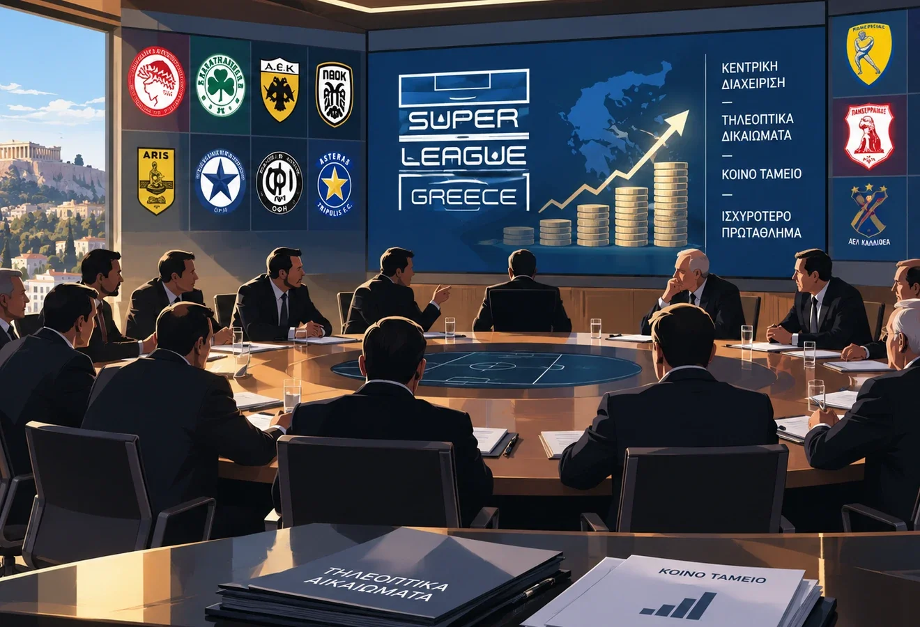 Οι ομάδες της Super League και τα τηλεοπτικά δικαιώματα