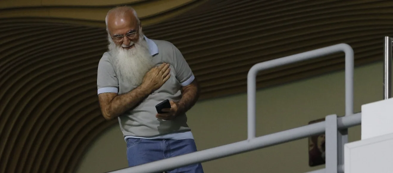 Ο Ιβάν Σαββίδης σε παλαιότερη παρουσία του στην Τούμπα / Φωτογραφία: Intime