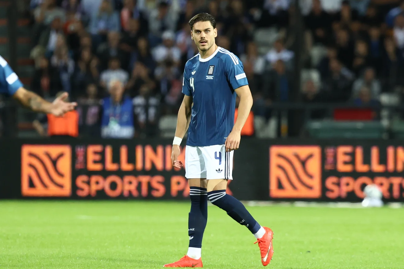 Ο Κώστας Μαυροπάνος με την Εθνική Ελλάδας
