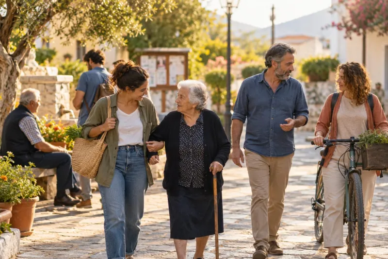 Κοινόχρηστος χώρος και ηλικιωμένοι: τι κάνει μια γειτονιά πιο φιλική