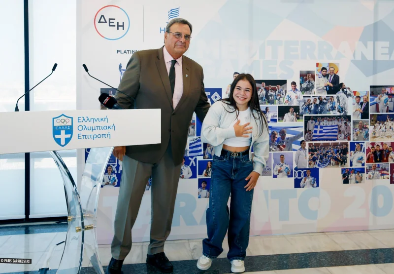 Η ΕΟΕ τίμησε τους αθλητές της ΔΕΗ Team Hellas των Μεσογειακών Αγώνων