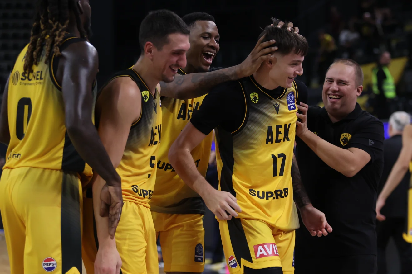Η ΑΕΚ σε αγώνα του Basketball Champions League