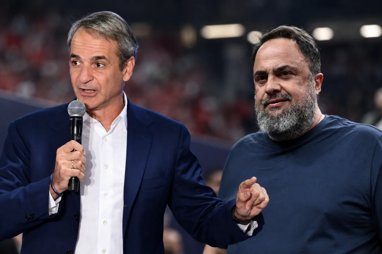 Μαρινάκης – Μητσοτάκης: Το γήπεδο του Ολυμπιακού πάνω από τις διαφορές