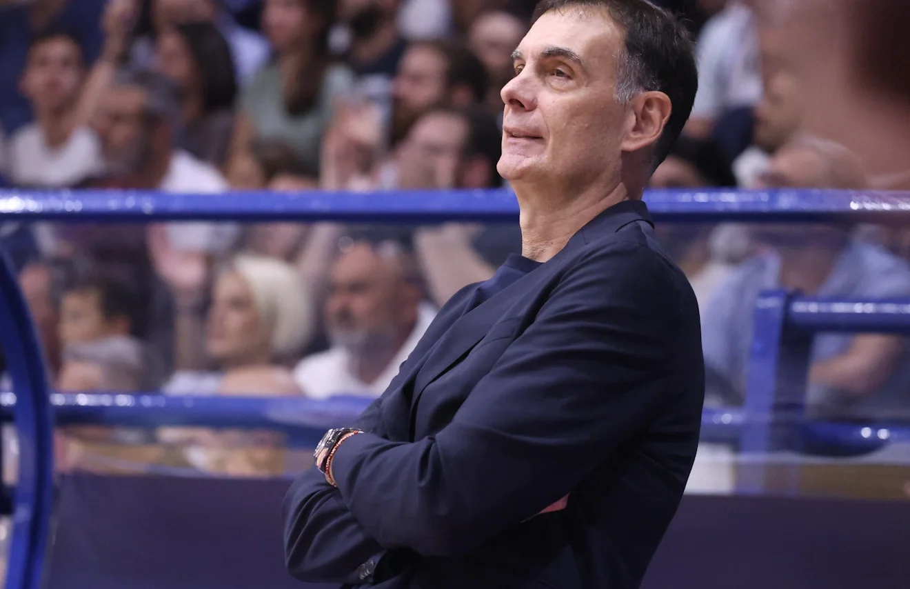 Ο Γιώργος Μπαρτζώκας σε αγώνα του Ολυμπιακού / Φωτογραφία: Intime