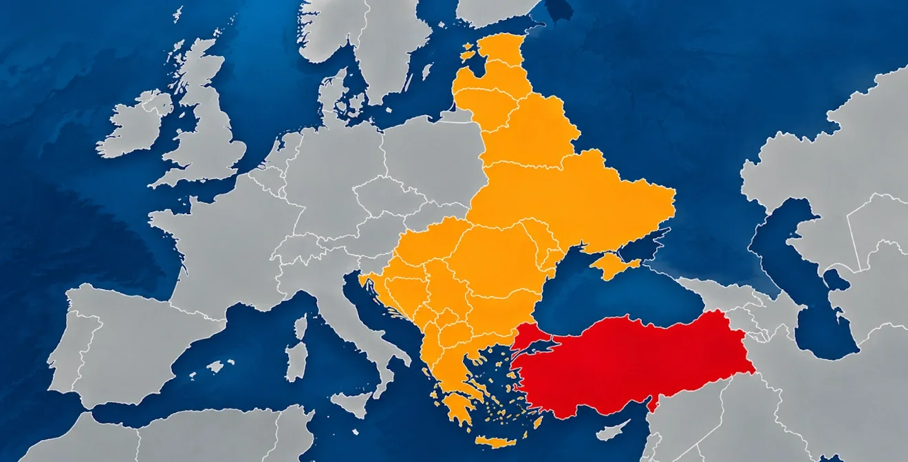 Χάρτης με της χώρες που έχουν όλες μαζί την οικονομία της Τουρκίας / Φωτογραφία: Social Media