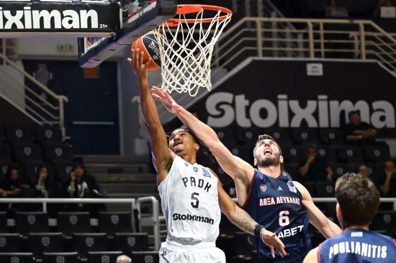 ΠΑΟΚ – Δόξα Λευκάδας 86-73: Έκανε το 2/2 στο άδειο Παλατάκι!