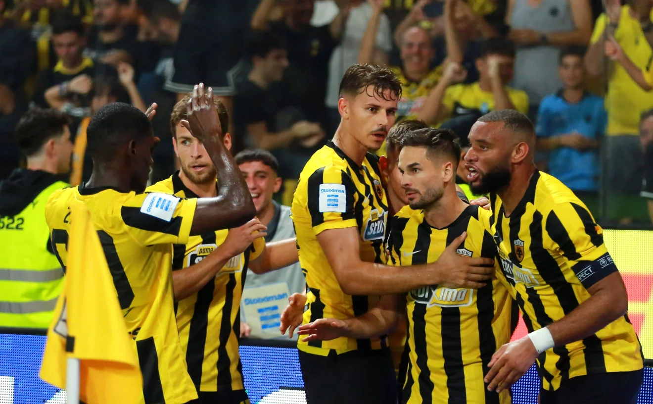 ΡΕΛΒΑΣ ΓΚΑΤΣΙΝΟΒΙΤΣ ΜΟΥΚΟΥΝΤΙ ΑΕΚ - ΟΦΗ SUPERLEAGUE 2026-2027 AEK - OFI INTIME SPORTS / © Intime p.a.