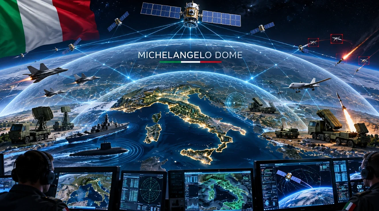 Εικαστικό με το Michelangelo Dome