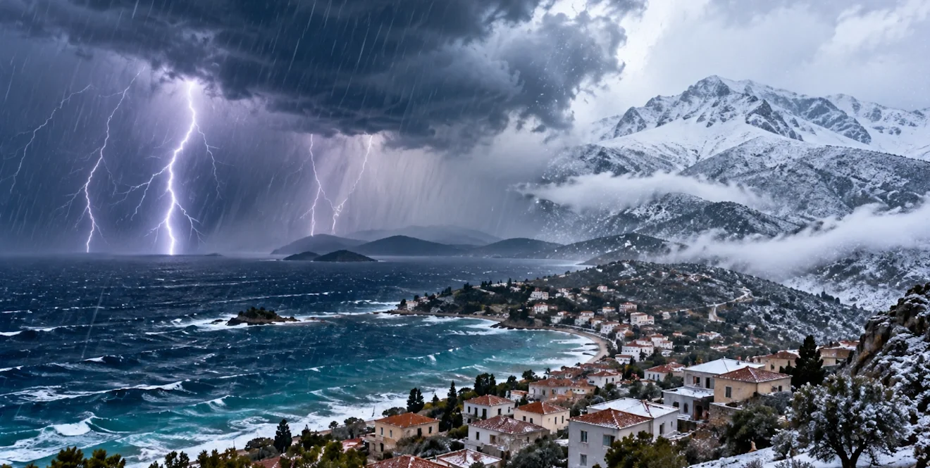 Εικαστικό με την αλλαγή του καιρού