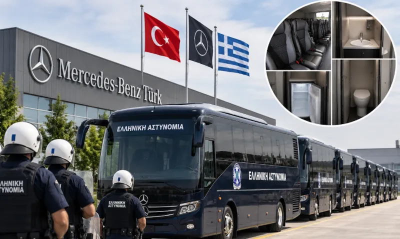 Ελλάδα - Τουρκία: Από τουρκικό εργοστάσιο 60 λεωφορεία για την ΕΛ.ΑΣ.
