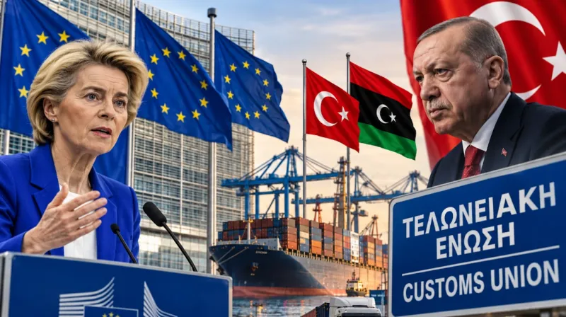 Τουρκία - Λιβύη: Θα χτυπήσει η ΕΕ την τουρκική οικονομία μέσω της τελωνειακής ένωσης;