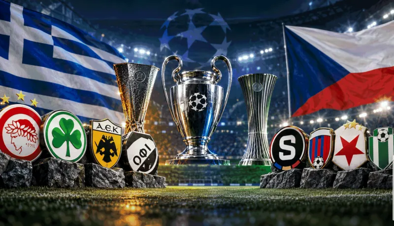 Βαθμολογία UEFA: Η ΑΕΚ και ο ΟΦΗ μπορούν να δώσουν το επόμενο χτύπημα στην Τσεχία