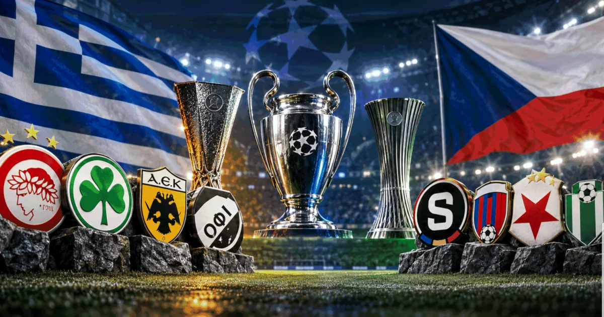 Βαθμολογία UEFA: ΑΕΚ και ΟΦΗ απειλούν την Τσεχία | Αθλητικά στο PlusTV.gr