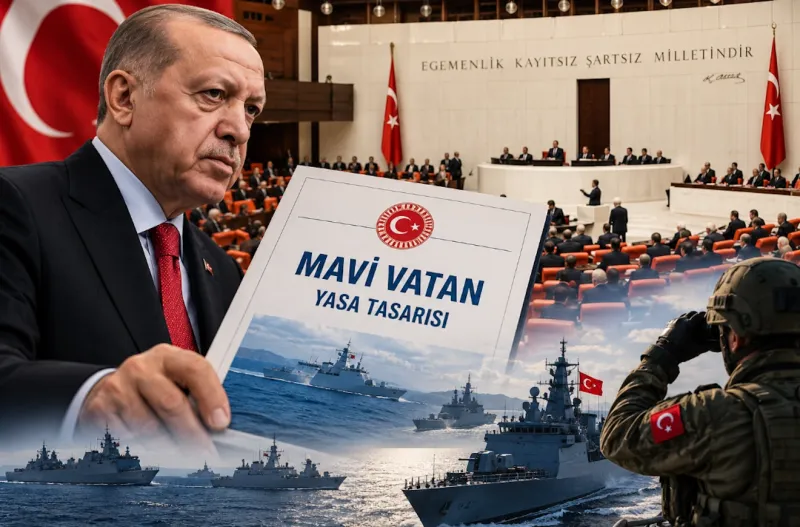 Τουρκία: Φέρνει τη «Γαλάζια Πατρίδα» στη Βουλή - Νέος ρόλος για τον στρατό