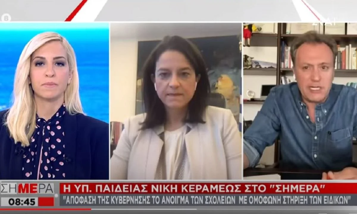 Παράδειγμα οι ερωτήσεις των Οικονόμου – Αναστασοπούλου προς την Υπουργό Παιδείας, Νίκη Κεραμέως