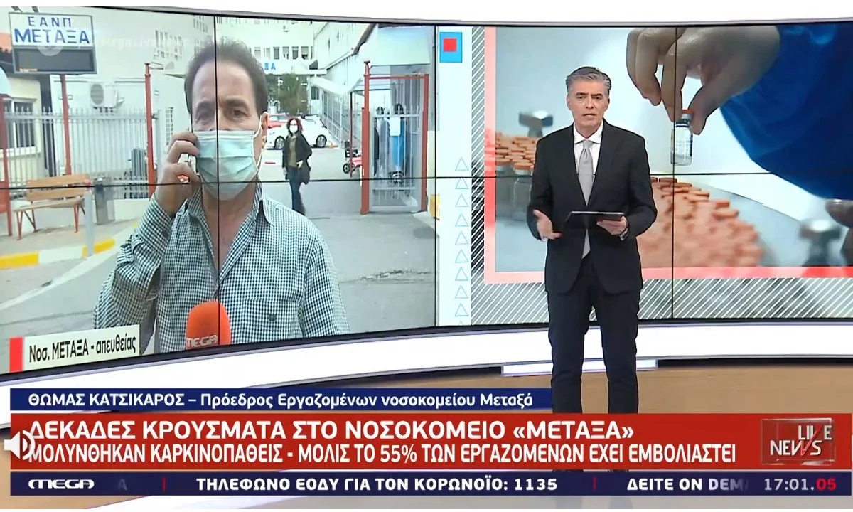Θωμάς Κατσίκαρος - Ερωτήματα φωτιά στο Νίκο Ευαγγελάτο, απο τον πρόεδρο των εργαζομένων στο Μεταξά