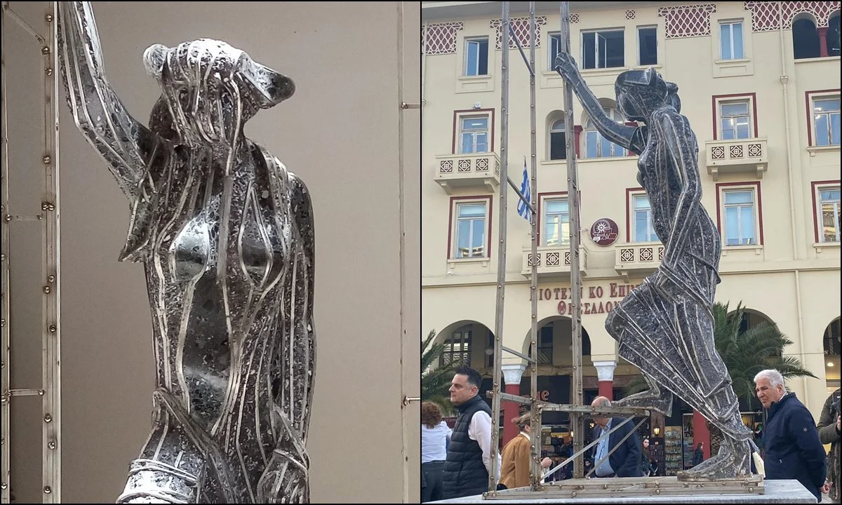 Τραγικό άγαλμα στη Θεσσαλονίκη, που συμβολίζει τη... γυναίκα - Πως γίνεται να ορφάνεψε από έμπνευση η Ελλάδα, με τέτοιο πολιτισμό;