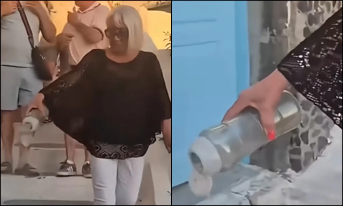 Να που οδηγεί ο μηδενισμός και η ασέβεια της καύσης των νεκρών - Μια Βρετανίδα στη Σαντορίνη σκόρπισε στα σοκάκια τις στάχτες του πατέρα της.