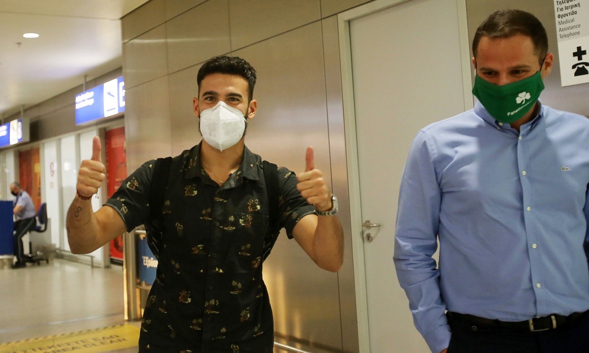 Παναθηναϊκός: Στην Αθήνα ο Λούκας Βιγιαφάνιες (pics)