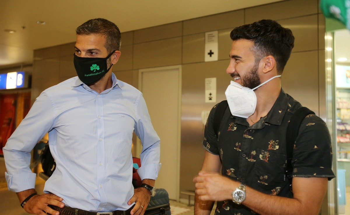 Παναθηναϊκός: Στην Αθήνα ο Λούκας Βιγιαφάνιες (pics)