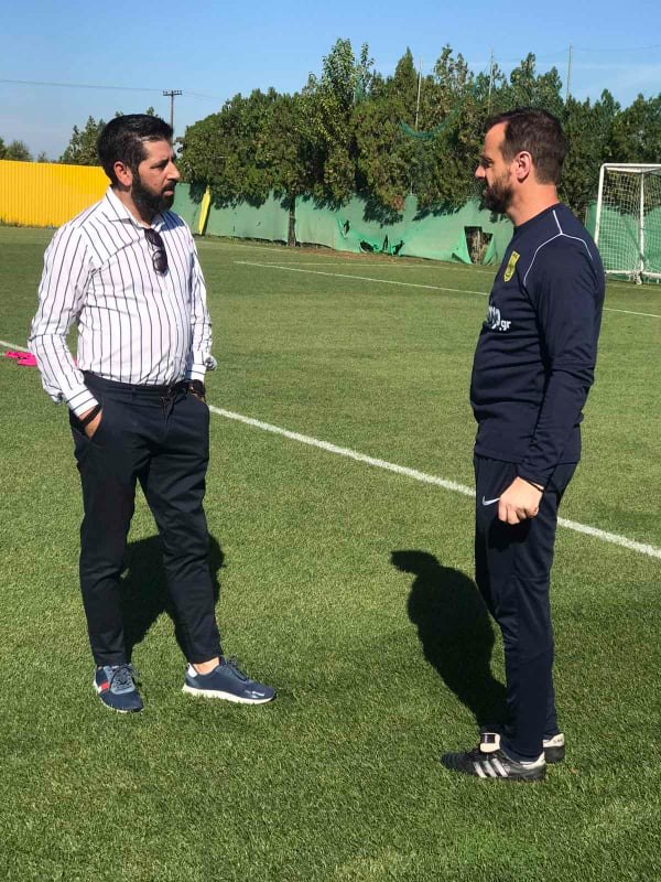 Άρης: Συνεργασία Μάντζιου - Παντζαρτζίδη για βελτιωτικά έργα στο Νέο Ρύσιο