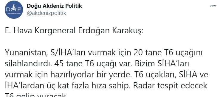 Eλληνοτουρκικά: Οι Τούρκοι δεν μπορούν να χωνέψουν την αντιμετώπιση που ετοιμάζει η Ελλάδα για τα τουρκικά drones, αφού φαίνεται πως αιφνιδιάστηκαν.