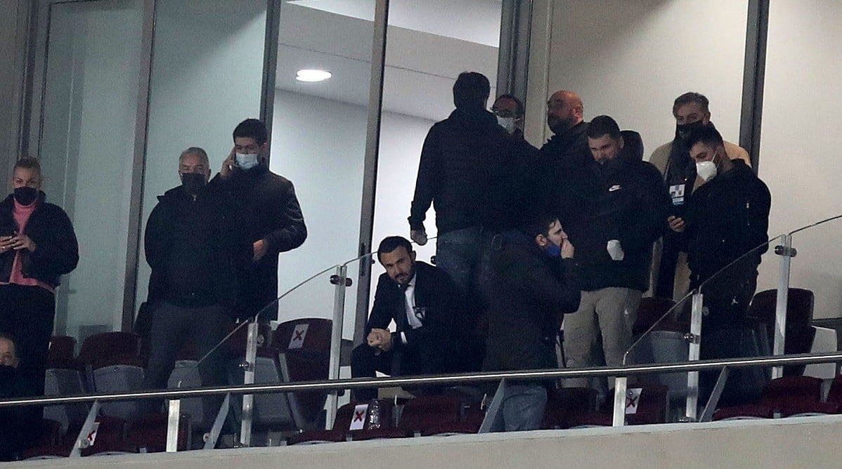 Ολυμπιακός-Άρης: Το ντέρμπι της 22ης αγωνιστικής της Super League, παρακολουθεί από το γήπεδο ο Θόδωρος Καρυπίδης.