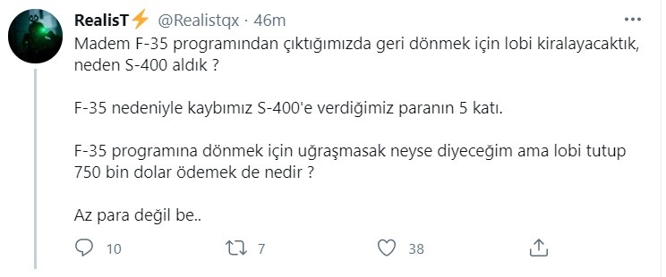 Ελληνοτουρκικά: Άρχισαν τη γκρίνια οι Τούρκοι μετά την είδηση που δημοσιοποιήθηκε την Πέμπτη πως η Άγκυρα προσέλαβε Αμερικανούς δικηγόρους για να προσπαθήσει να επιστρέψει στο πρόγραμμα των F-35.