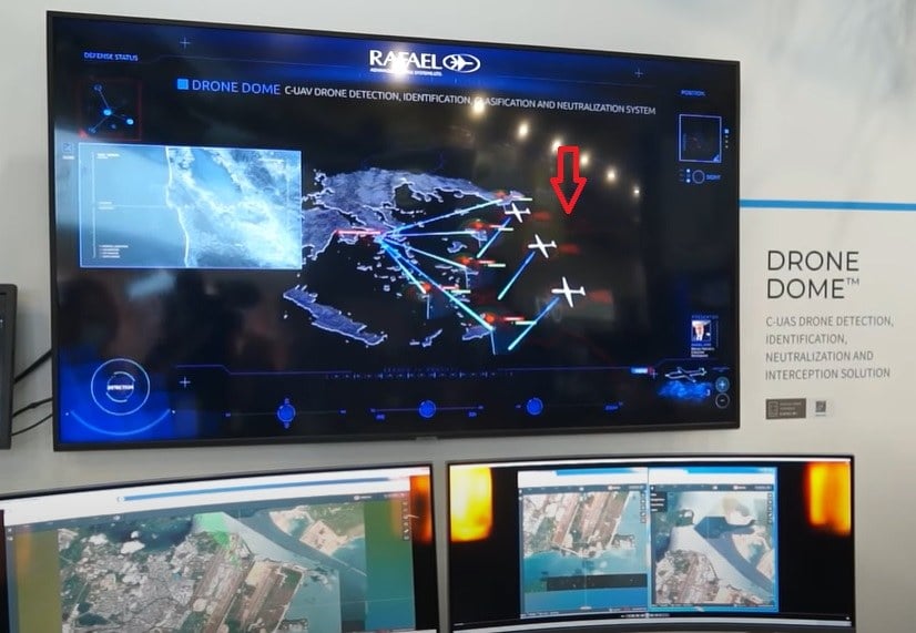 Iσραήλ: Παρουσίασε το Drone Dome στην Ελλάδα η Rafael με το σύστημα παρεμβολών με βεληνεκές τα 60 χιλιόμετρα.