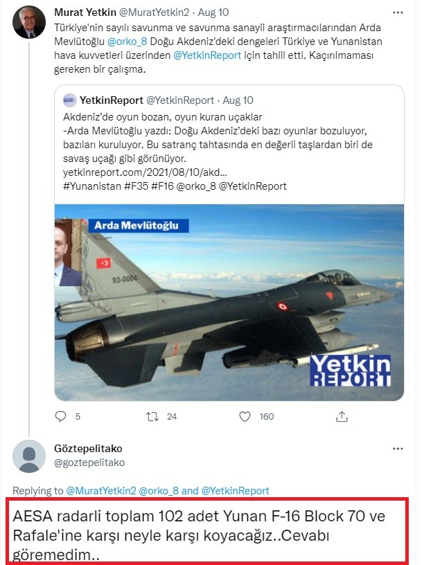 Rafale: Τούρκοι ρωτούν με αγωνία ειδικούς που κάνουν αναλύσεις πώς θα αντιμετωπίσουν τα ελληνικά μαχητικά, όμως απάντηση δεν παίρνουν.