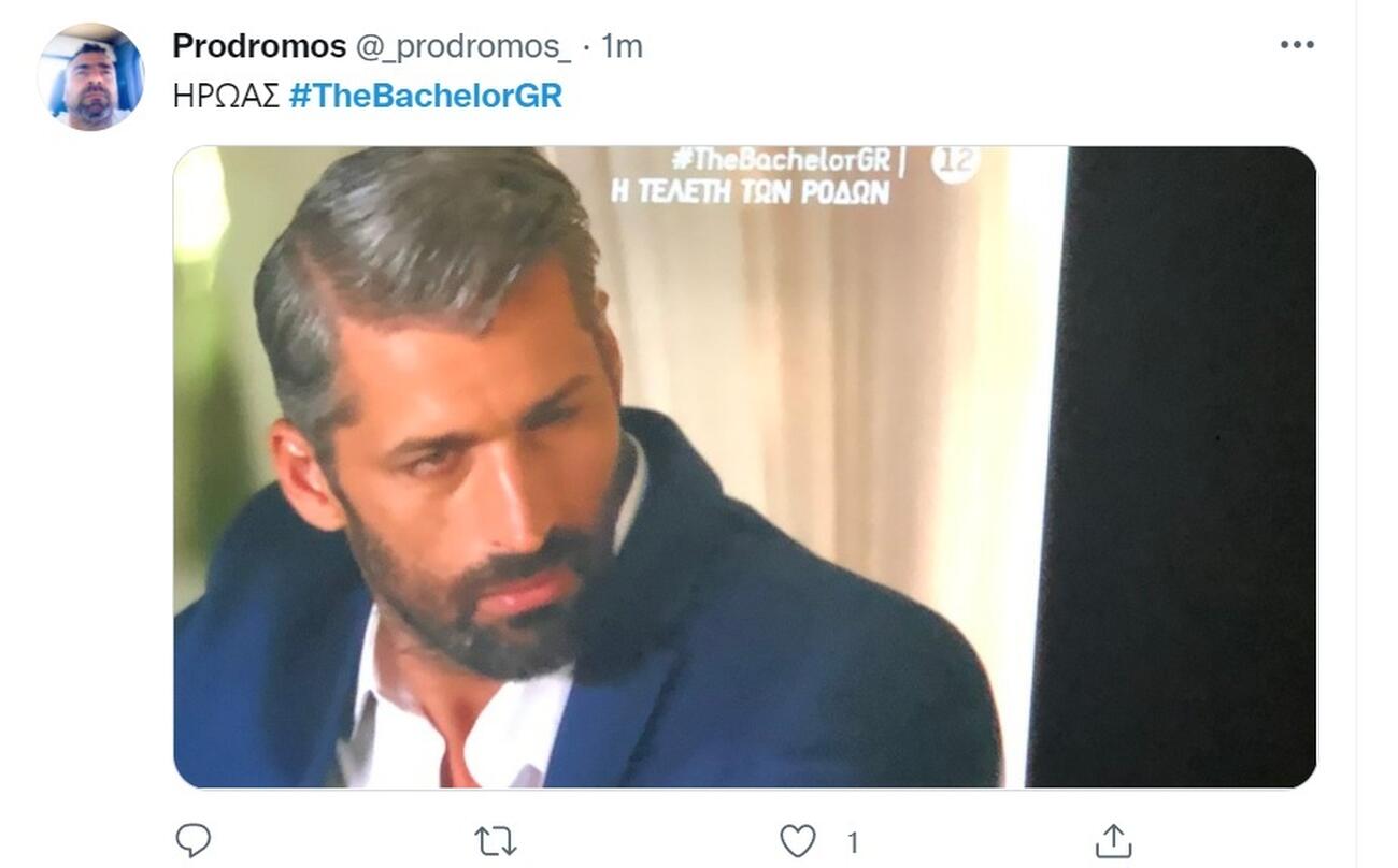The Bachelor 2 Αλέξης Παππάς - Twitter