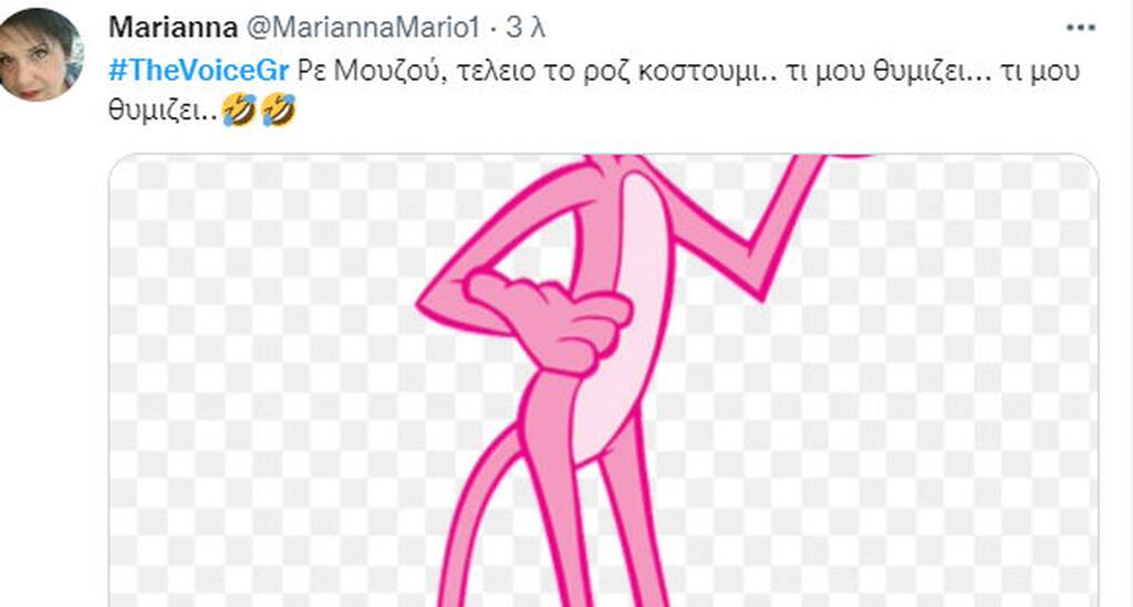 The Voice: Ο Μουζουράκης ντύθηκε στα ροζ και το Twitter έκανε πάρτι! (pics)