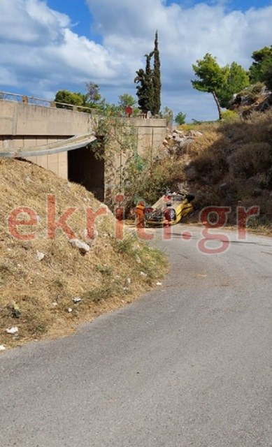 Τροχαίο δυστύχημα στην Κρήτη με θύμα έναν 56χρονο άνδρα νεκρό