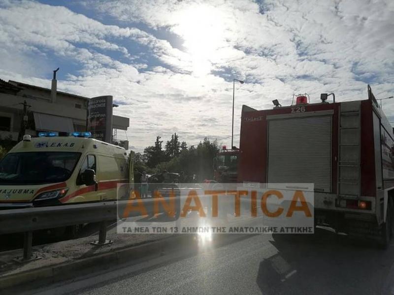 Σοβαρό τροχαίο στη Νέα Μάκρη!