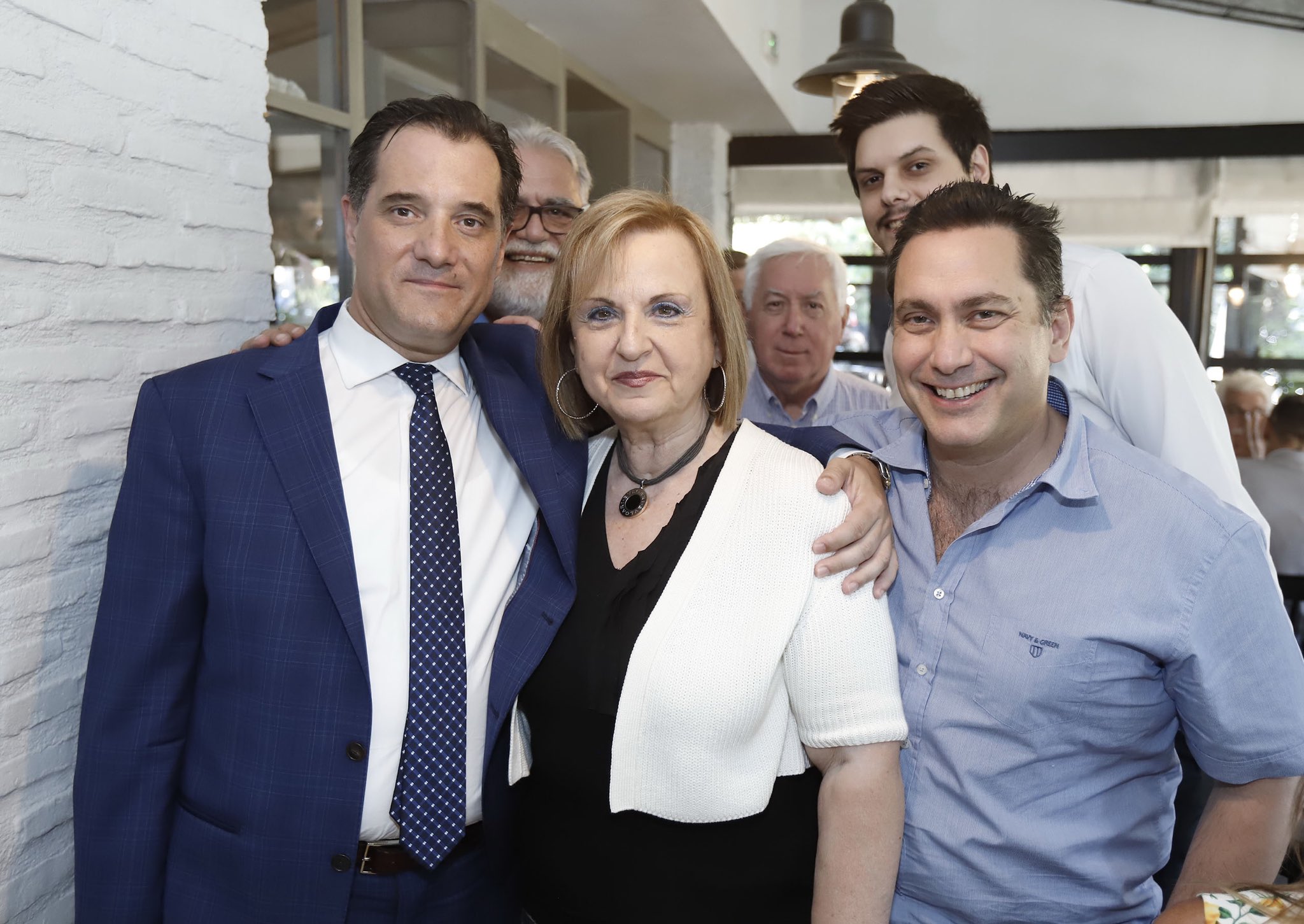 Η Ματίνα Παγώνη ως διοργανώτρια προεκλογικής ομιλίας του Άδωνι Γεωργιάδη.