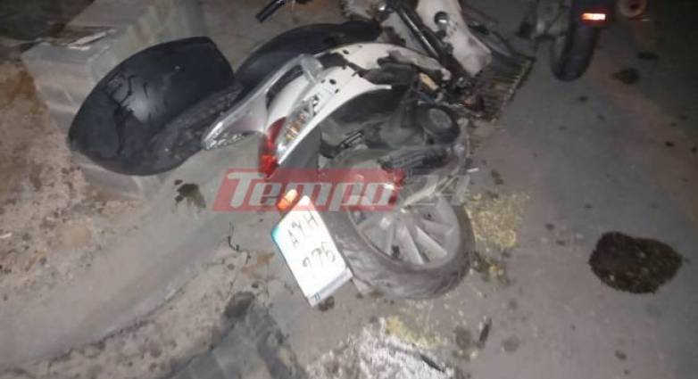 Πάτρα: Σοκαριστικό τροχαίο με δύο σοβαρά τραυματίες (pics)