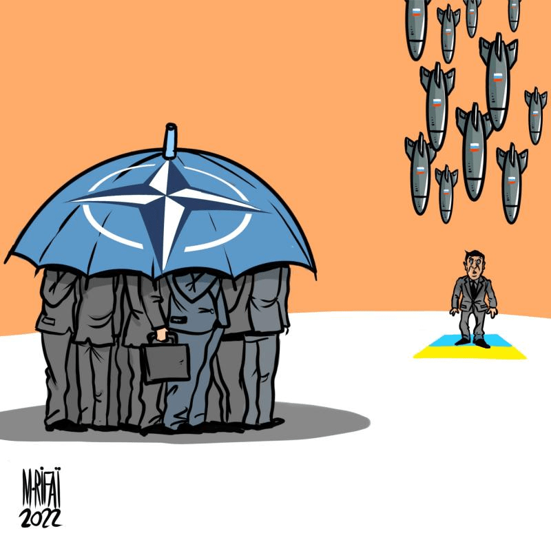Πόλεμος στην Ουκρανία: Σκίτσα που κόβουν την ανάσα
