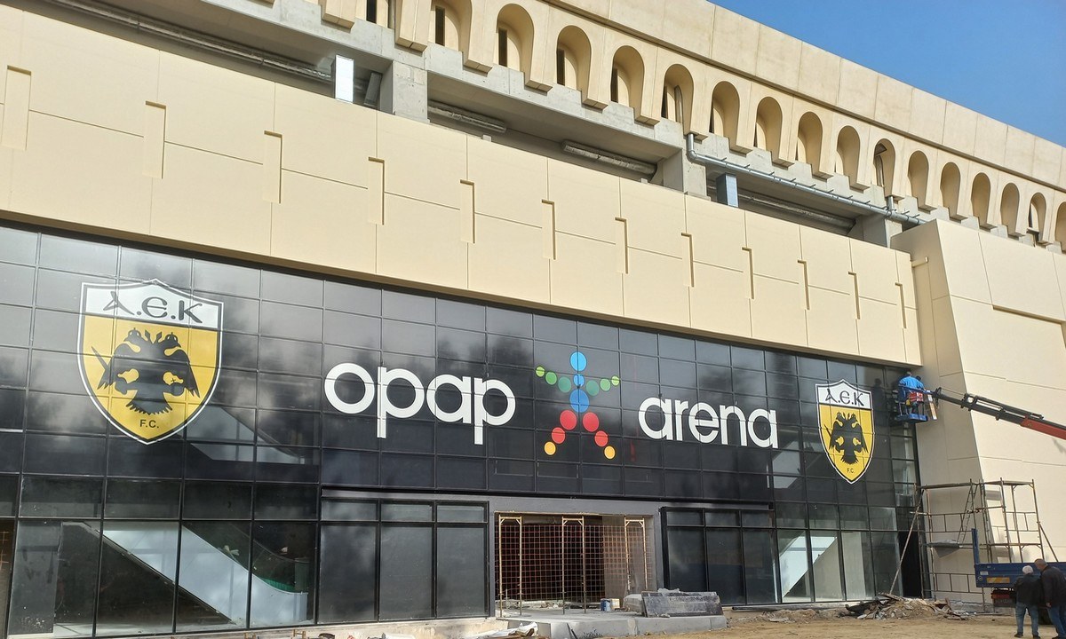Αποκλειστικές φωτογραφίες από την OPAP ARENA