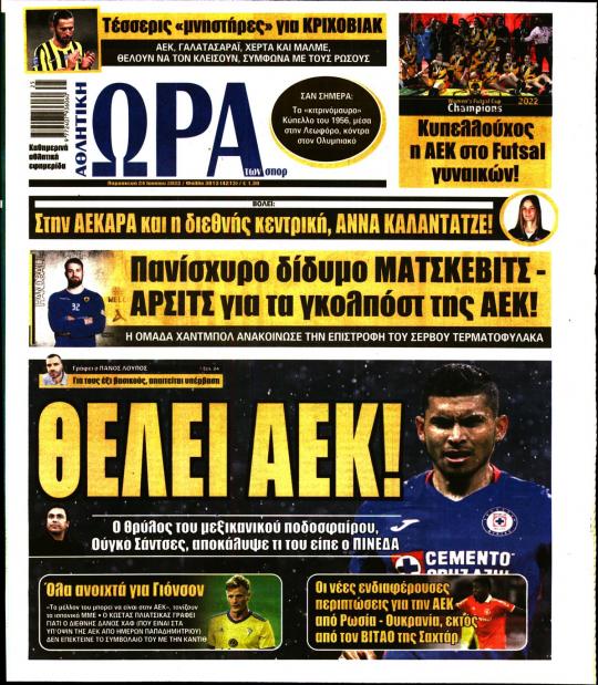 Πρωτοσέλιδα για την Παρασκευή 24 Ιουνίου 2022