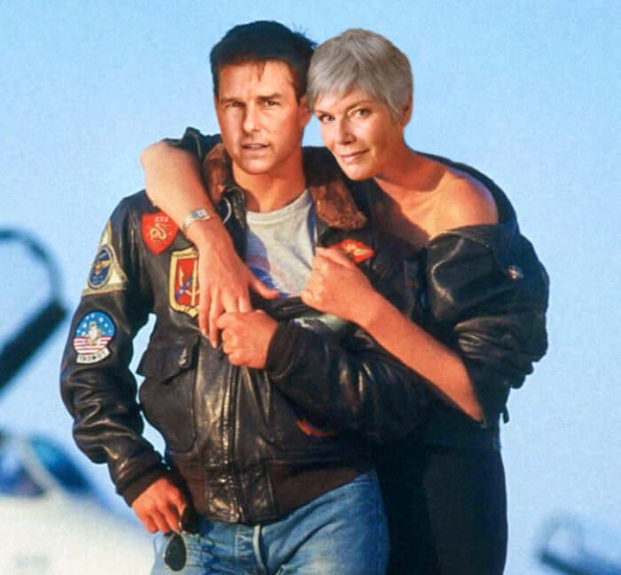 4 Top Gun (1986) — Kelly McGillis και Tom Cruise