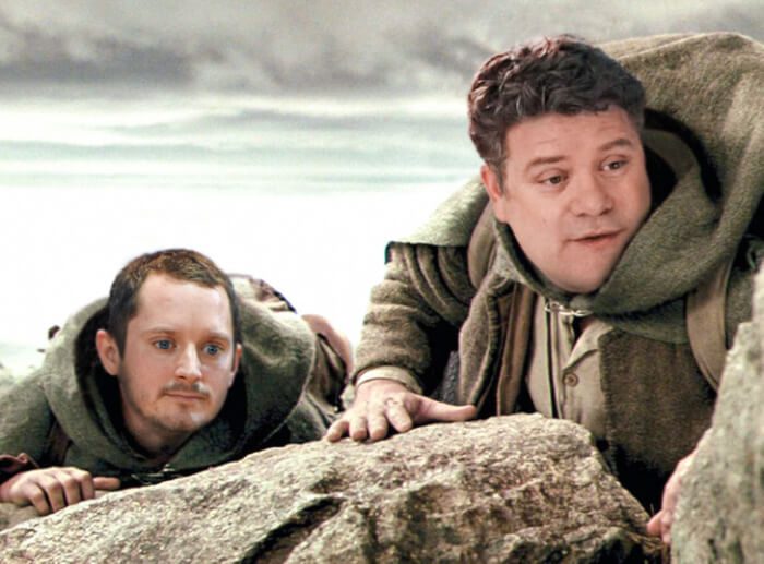 #7 The Lord of the Rings: The Two Towers (2002) — Sean Astin και Elijah Wood